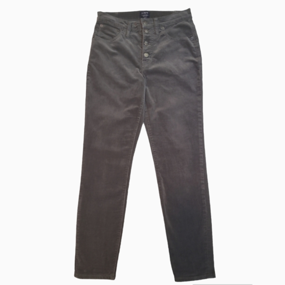 Women's J. Crew High Rise Skinny Corduroy Pants